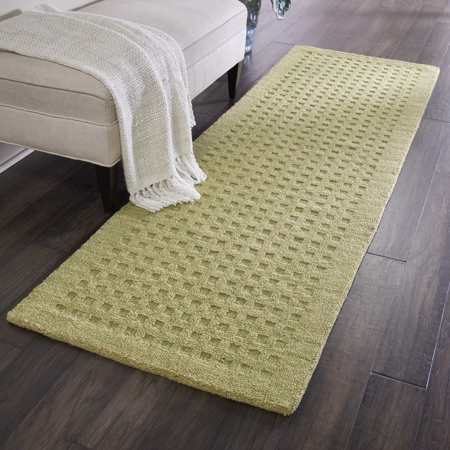 Nourison Perris Solid Charcoal 3'9" x 5'9" Area Rug, (4x6)