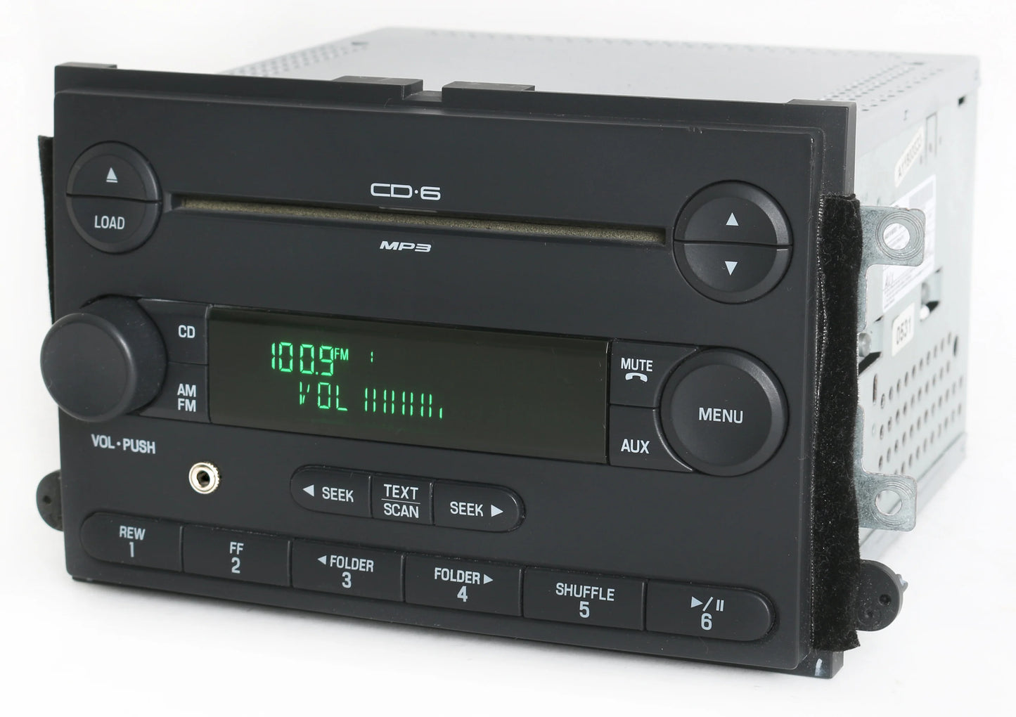 Restored Ford 2006 Fusion Milan AM FM 6 Disc CD Radio w Aux Input 6E5T-18C815-AH No Clock (Refurbished)