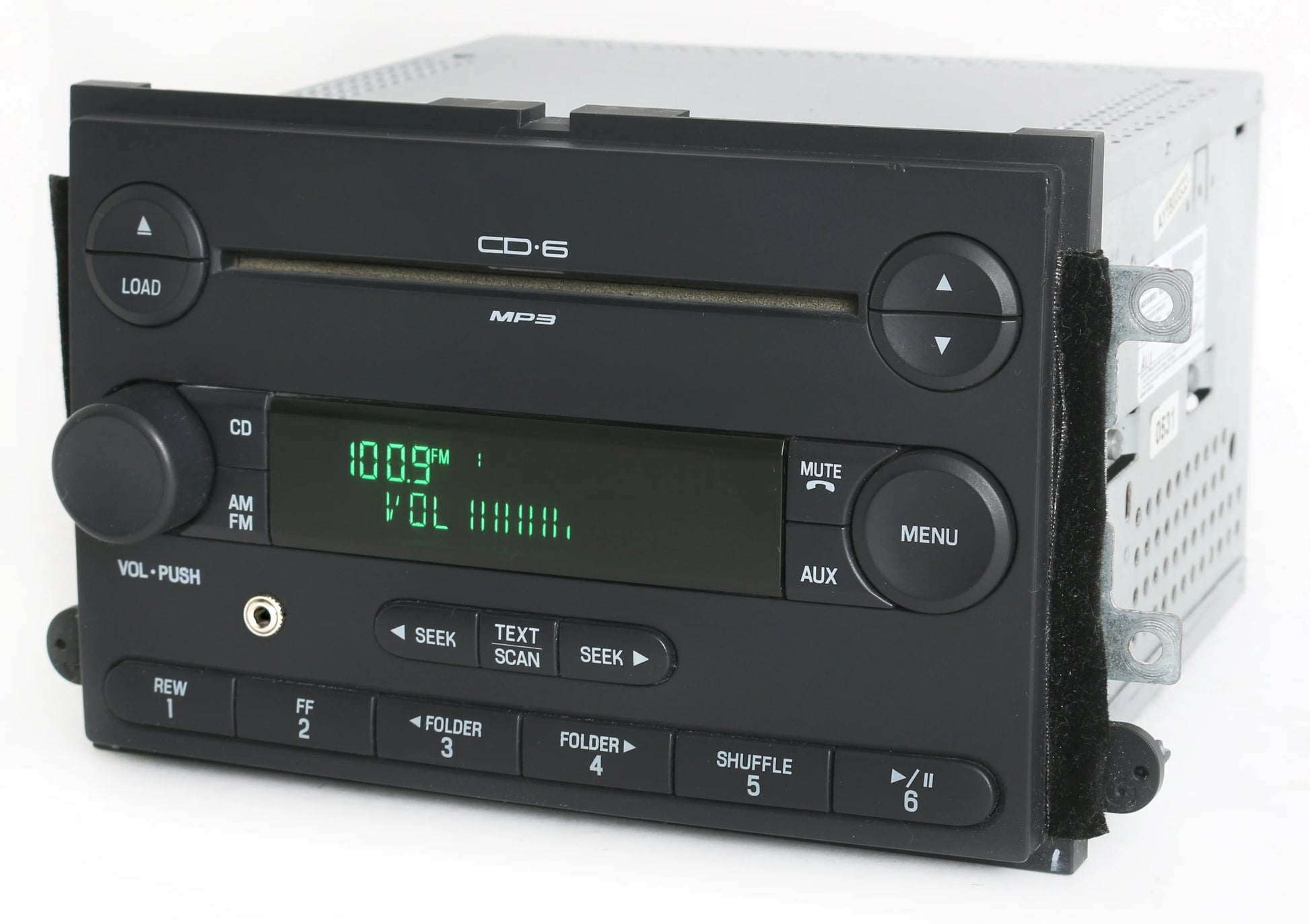 Restored Ford 2006 Fusion Milan AM FM 6 Disc CD Radio w Aux Input 6E5T-18C815-AH No Clock (Refurbished)