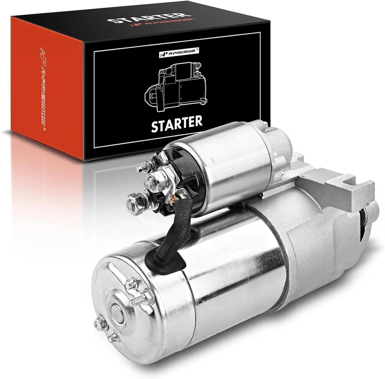 A-Premium Starter Motor Compatible with Chevy Silverado, Suburban 1500, Tahoe & GMC Sierra, Yukon, Yukon XL 1500, 1999 2000, 4.8L 5.3L, 12V 1.5KW 11 Teeth Clockwise, Replace# 41012440 10465463 SDR0070