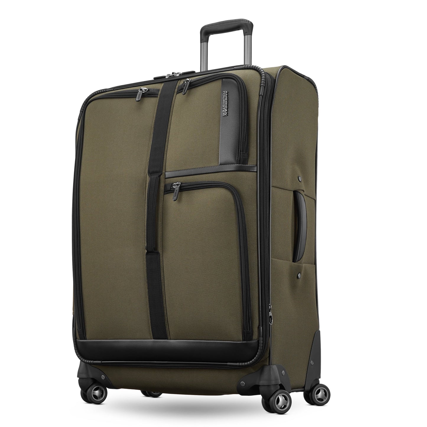 American Tourister Cargo Max 29" Softside Large Checked Spinner Luggage Single Piece - Olive