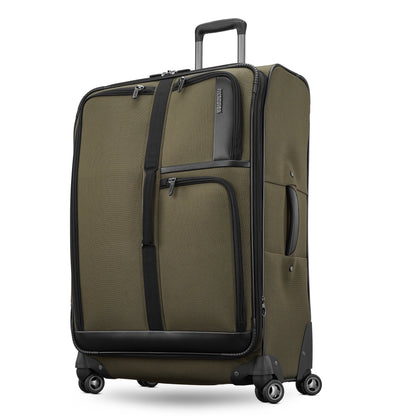 American Tourister Cargo Max 29" Softside Large Checked Spinner Luggage Single Piece - Olive