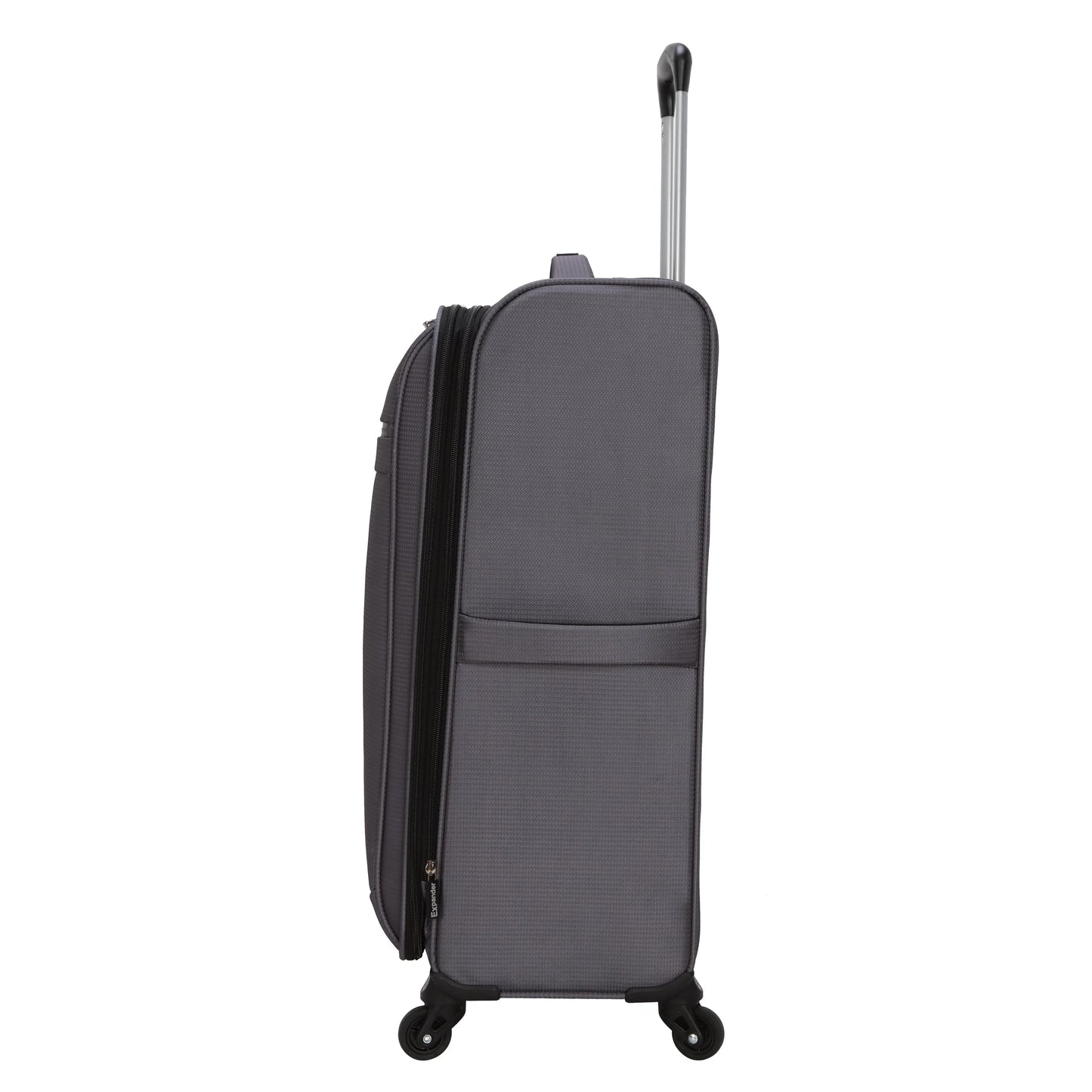 Protege 26-inch Gravity Free Softside Upright Checked Travel Luggage, Grey, Adult