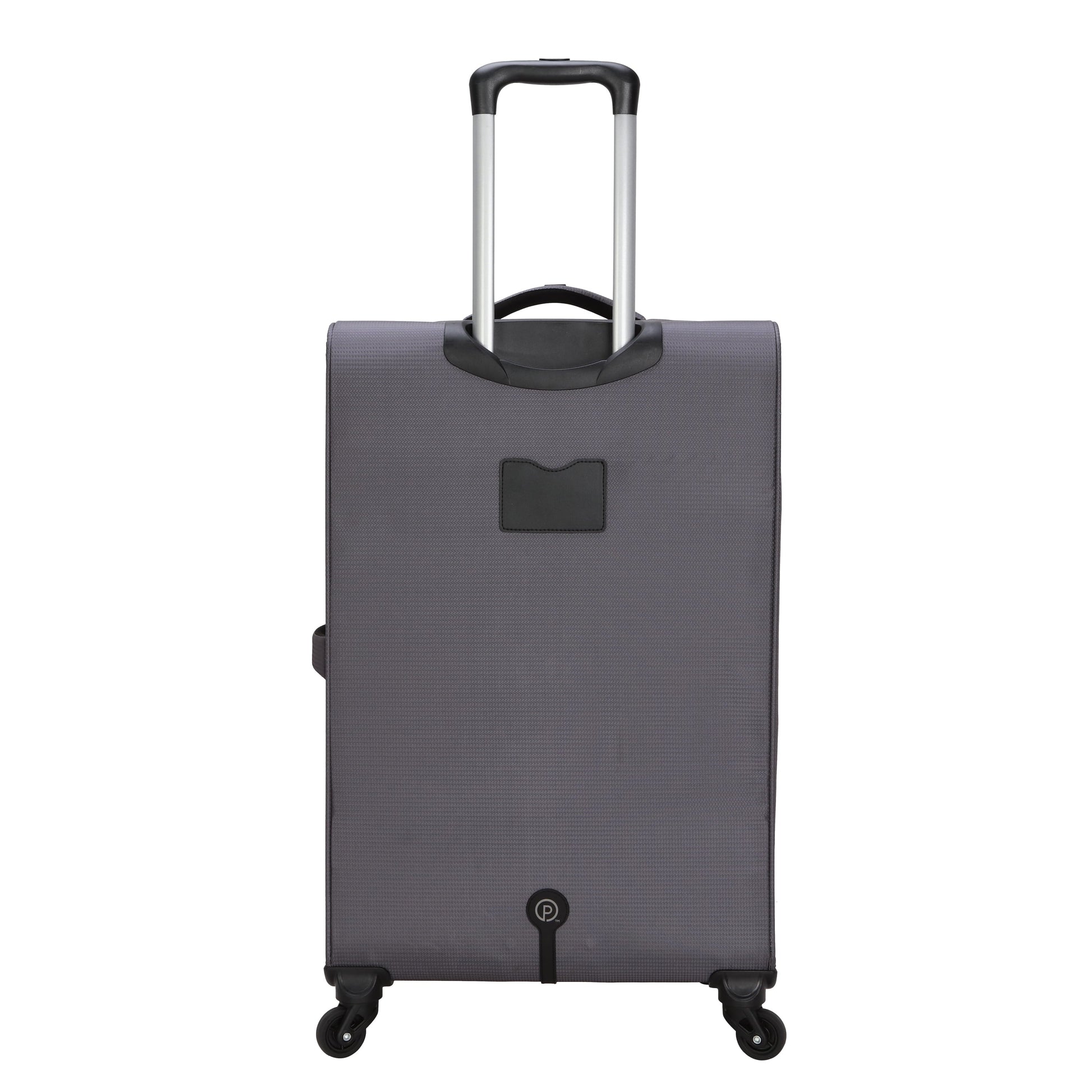 Protege 26-inch Gravity Free Softside Upright Checked Travel Luggage, Grey, Adult