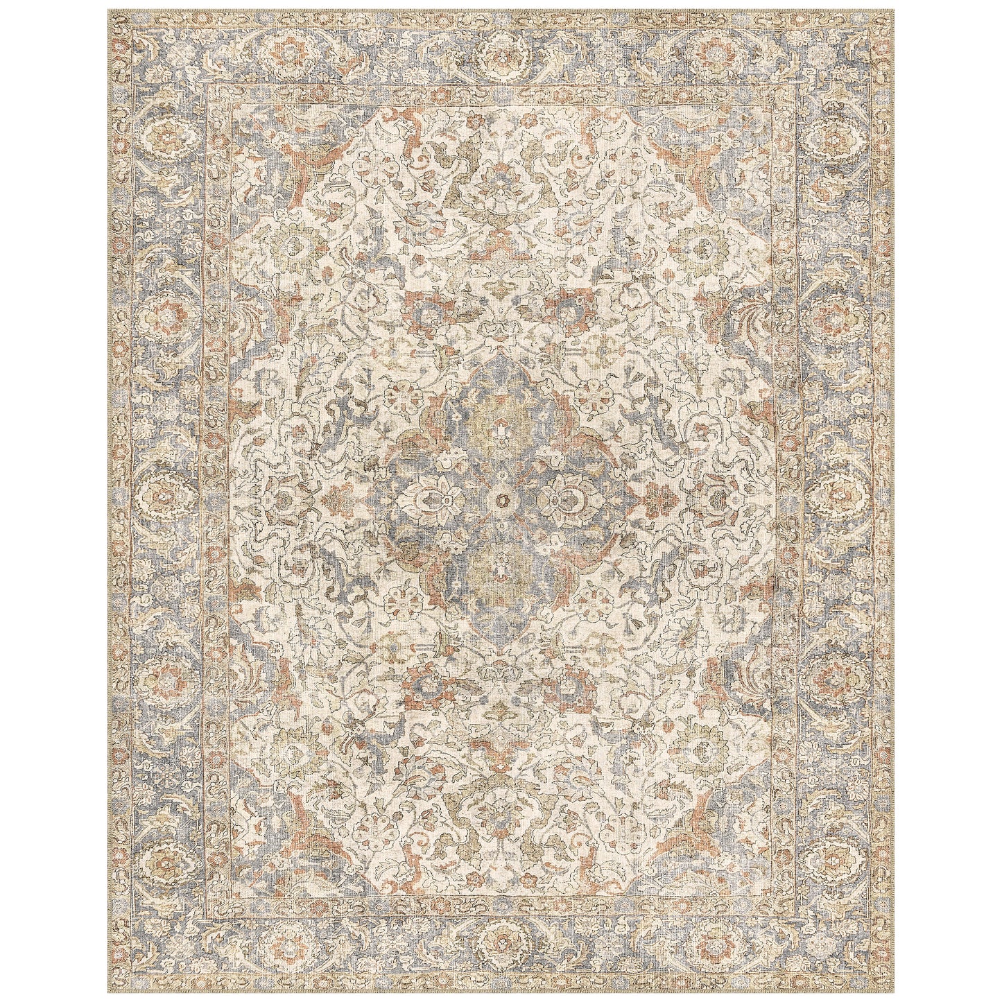 Apache Chenille Area Rug, Rosetta Beige, 8' x 10'