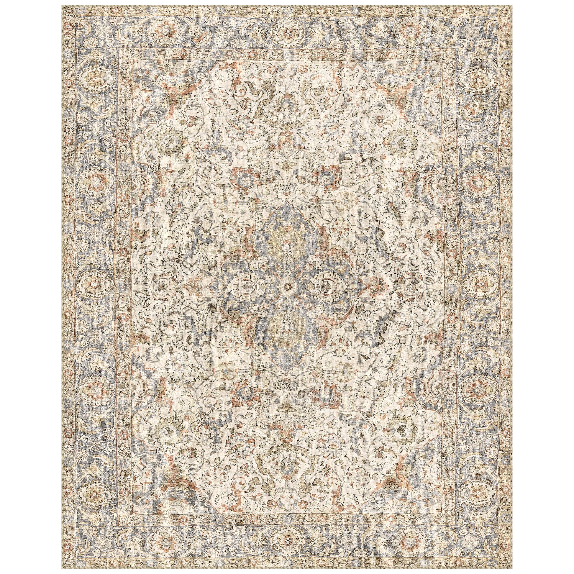 Apache Chenille Area Rug, Rosetta Beige, 8' x 10'