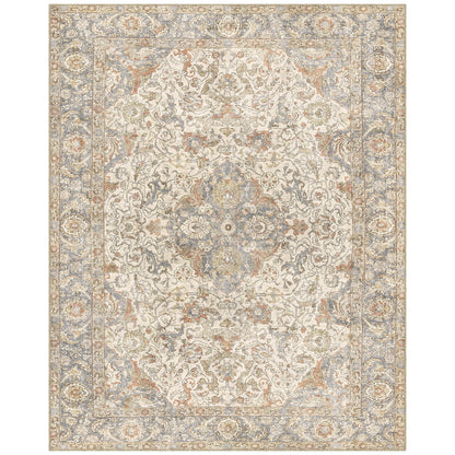Apache Chenille Area Rug, Rosetta Beige, 8' x 10'