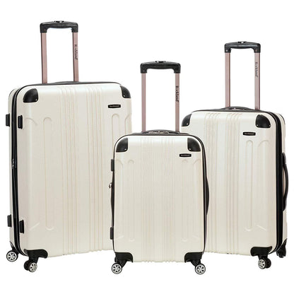 Rockland Luggage Sonic 3 Piece Hardside Spinner Luggage Set, F190