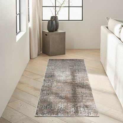 Calvin Klein Luminosity Black Ivory Area Rug, 7'10' x 9'10'
