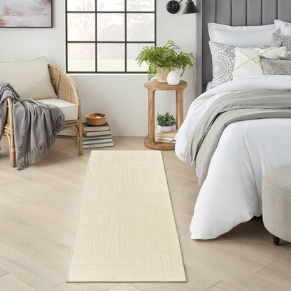 Nourison Briar Area Rug, Privet, 2’ x 7’