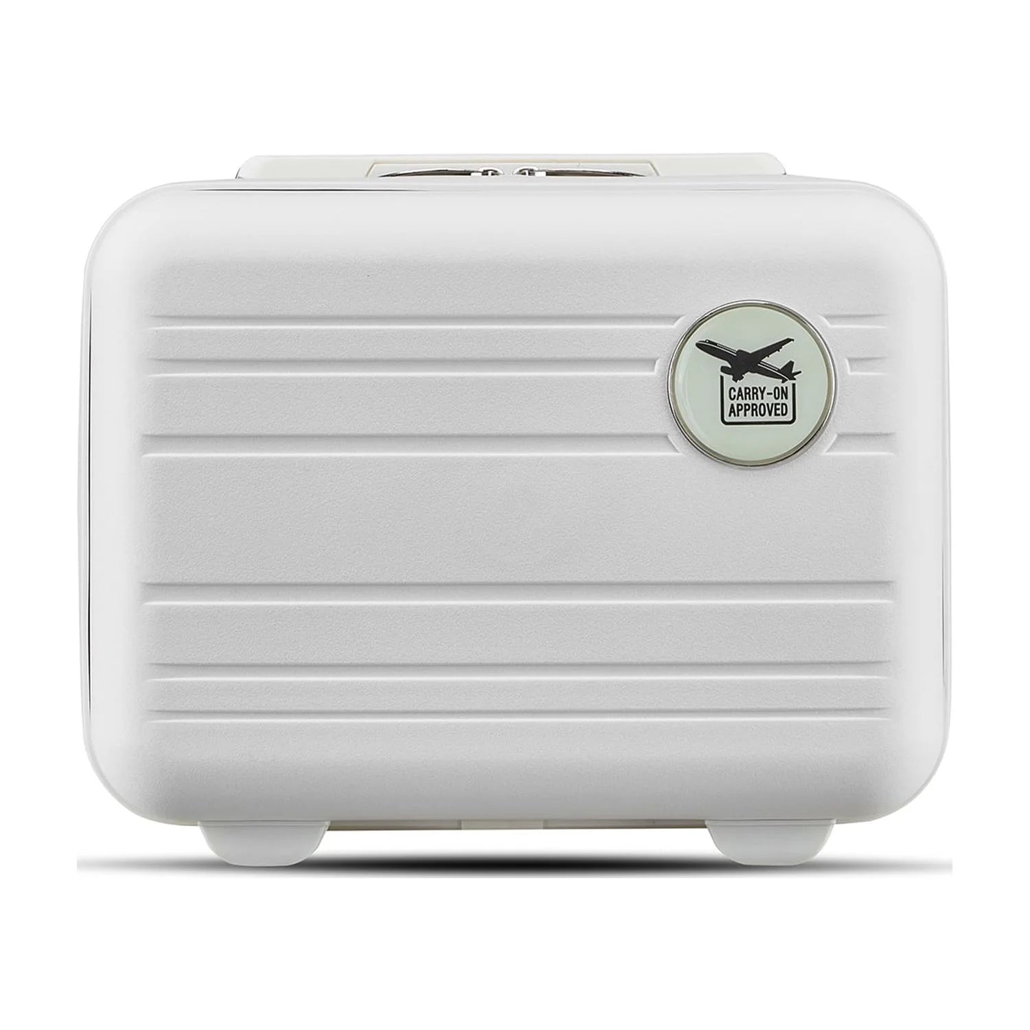 4 Piece Luggage Set, Expandable Lightweight Suitcase Set, PP Materials Travel Luggage with TSA Lock Spinner Wheels, White (14/20/24/28)