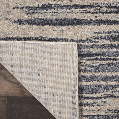 Nourison Moroccan Celebration Abstract Modern Area Rug 2'2" x 7'6" Runner Abstract 8' Runner Blue