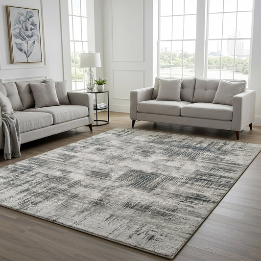Divina Area Rug, Corlis Gray, 7’10” x 10’