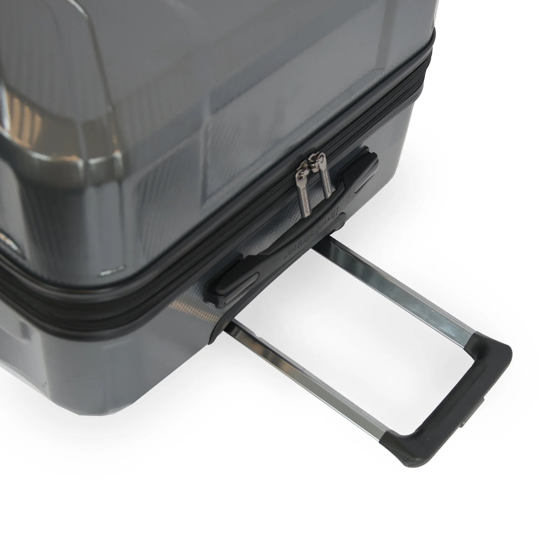 Brookstone Keane 21" Hardside Carry On Spinner Luggage - Charcoal