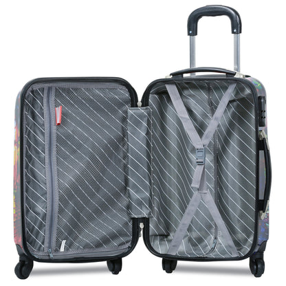 3 Piece Lightweight Hardside Spinner Upright Luggage Set