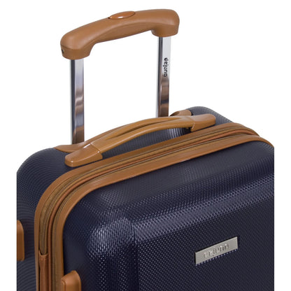 Dejuno Legion New Generation 3-pc Hardside Spinner TSA Combination Lock Luggage Set - Navy