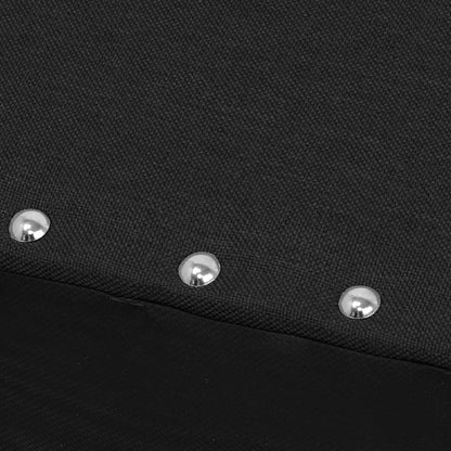Magshion Rectangular Storage Ottoman Bench Tufted Footrest Lift Top Pouffe Ottoman, Coffee Table, Seat, Foot Rest, and more 42'', Linen Black