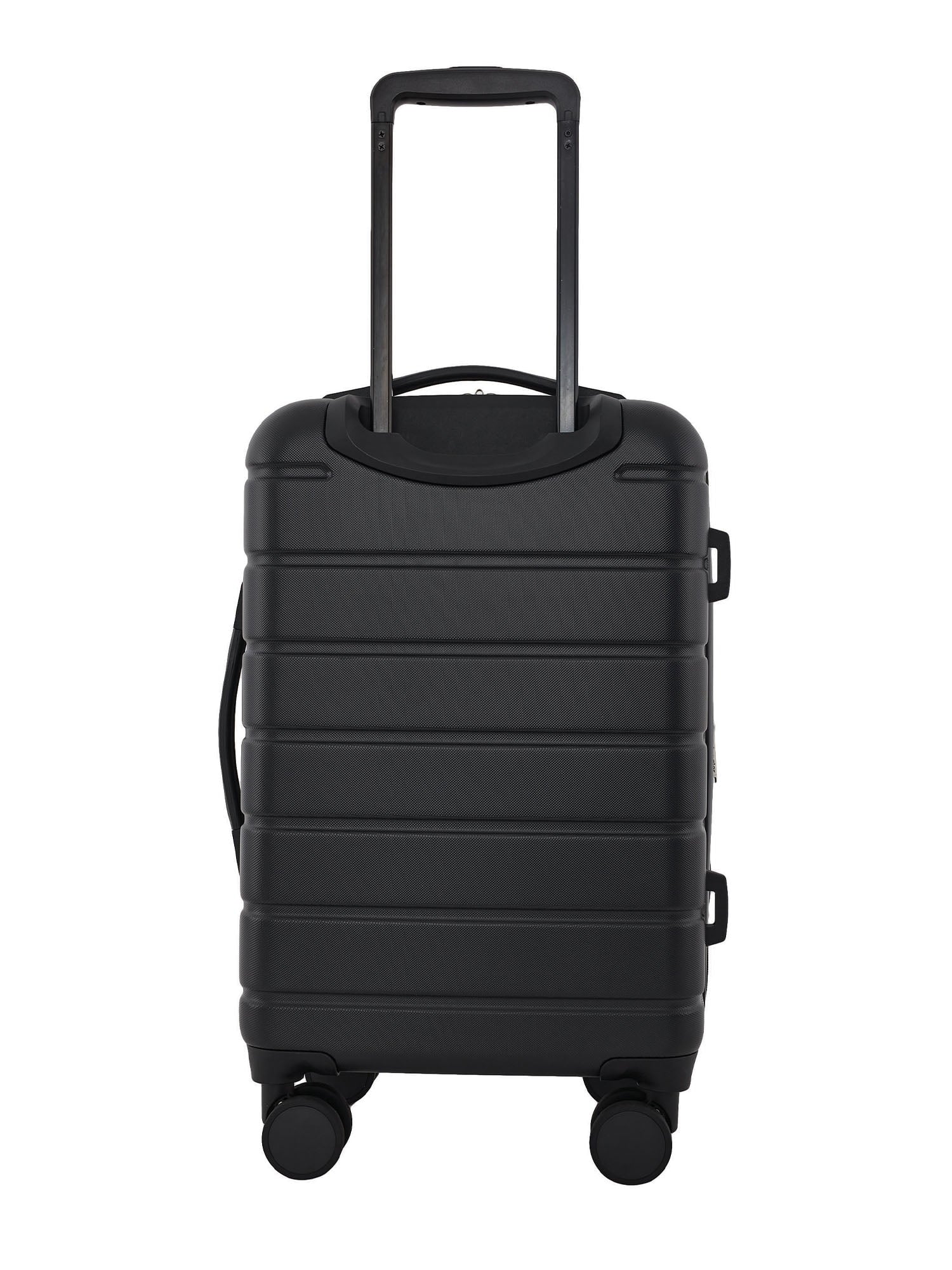 Wrangler 4-Piece 8-Wheel Expandable Hard Side Trunk-Style Luggage Set - Black