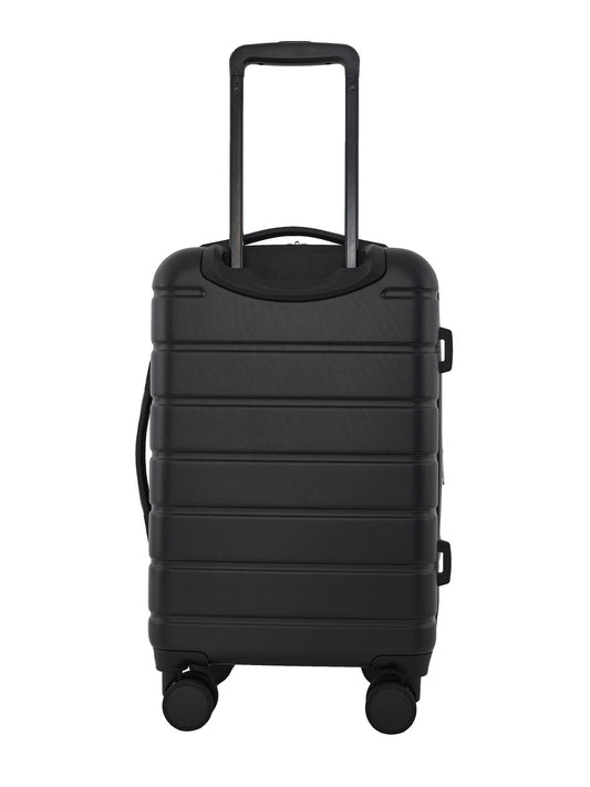 Wrangler 4-Piece 8-Wheel Expandable Hard Side Trunk-Style Luggage Set - Black