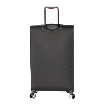 MADDEN NYC, Aesthetic Soft Side 28" Expandable Checked Luggage, Black