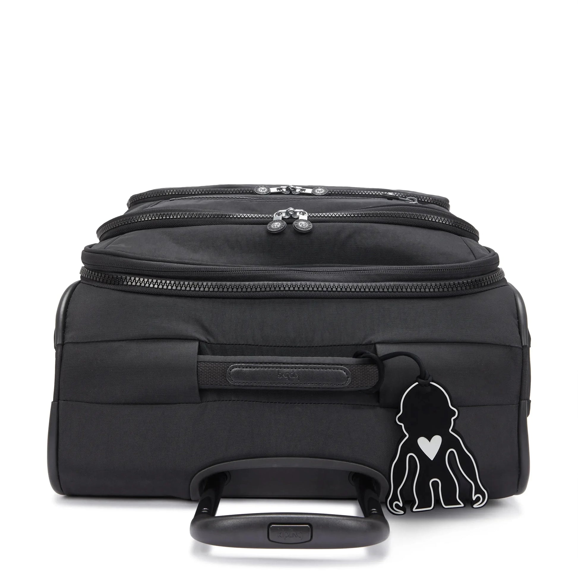 Kipling New Youri Spin Medium 4 Wheeled Rolling Luggage Black Noir