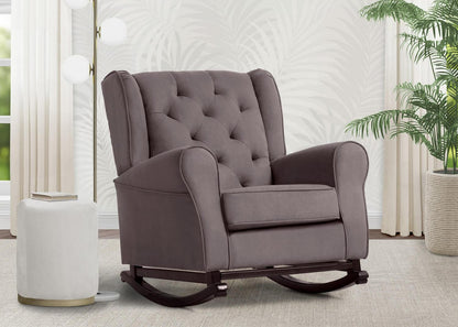 Delta Children Emma Nursery Rocking Chair. Graphite