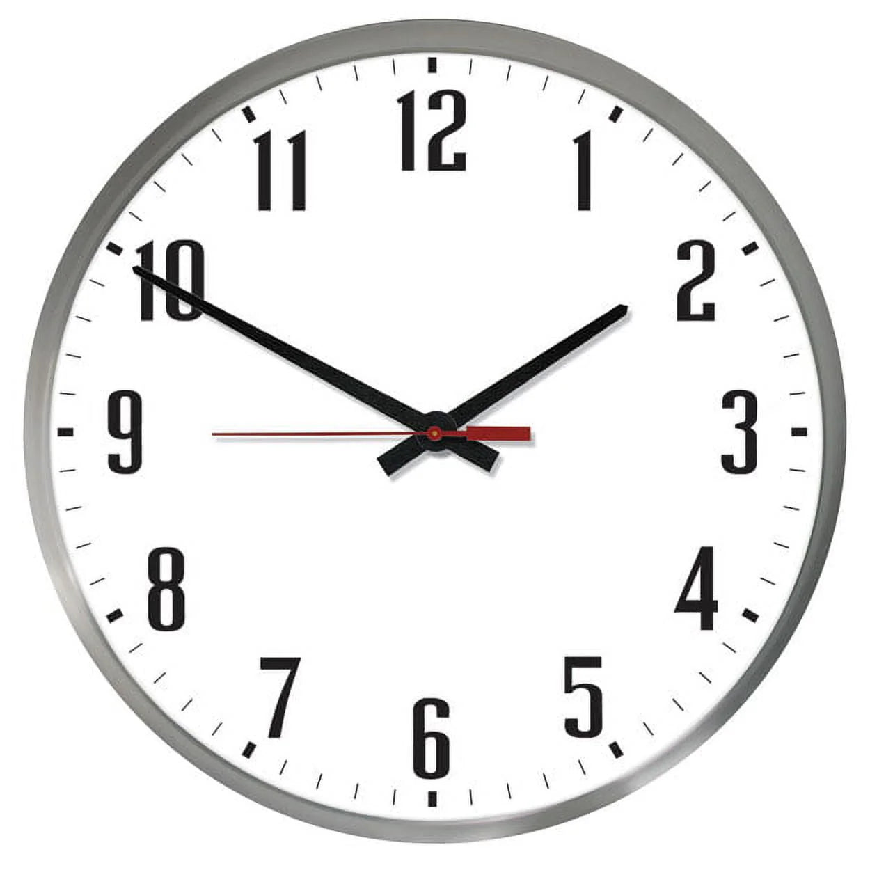 Warrior Electric Outdoor Steel Gray Wall Clock 13" by J. Thomas - Made in the USA!