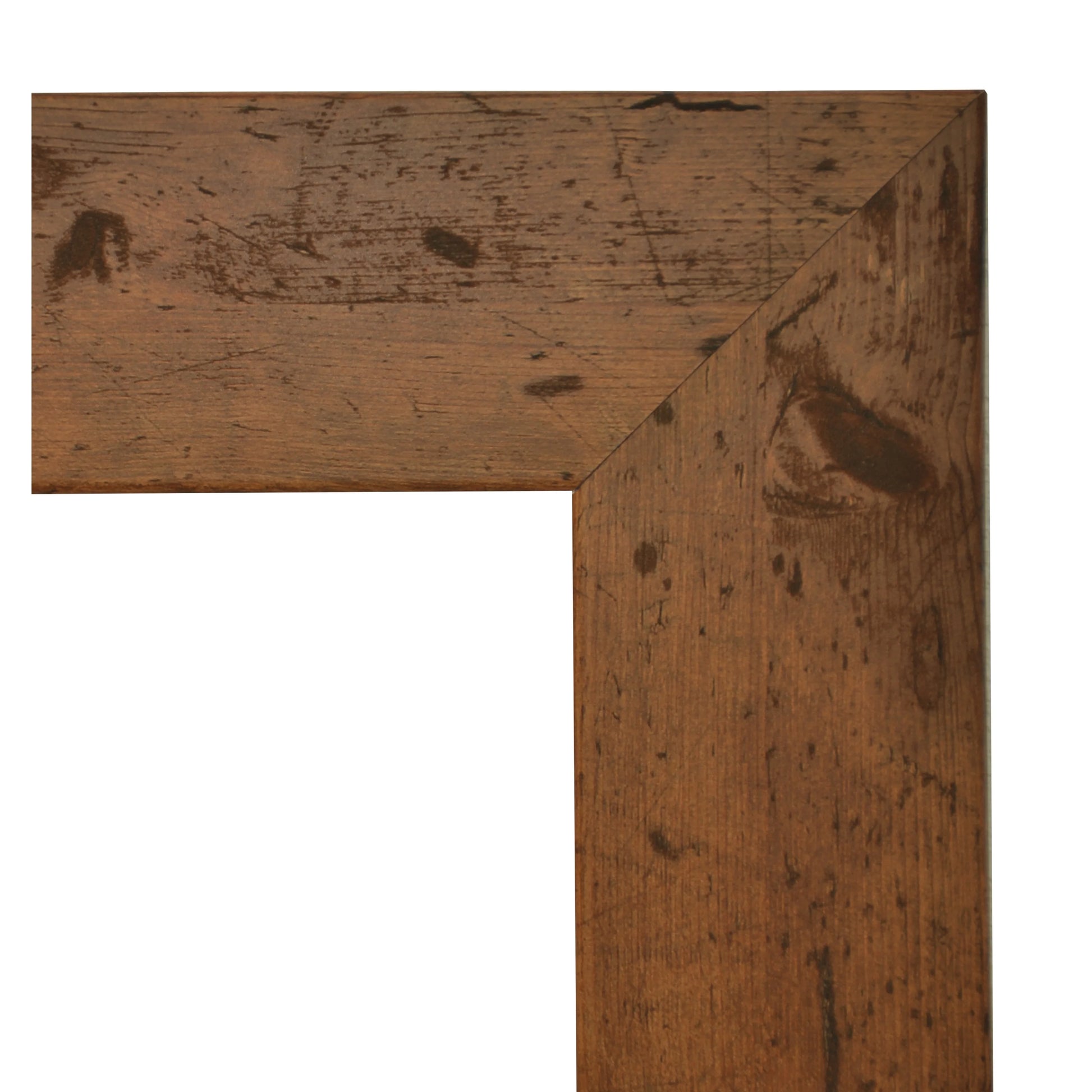 Rayne Mirrors American Made Rayne Rustic Light Walnut Vanity Wall Mirror