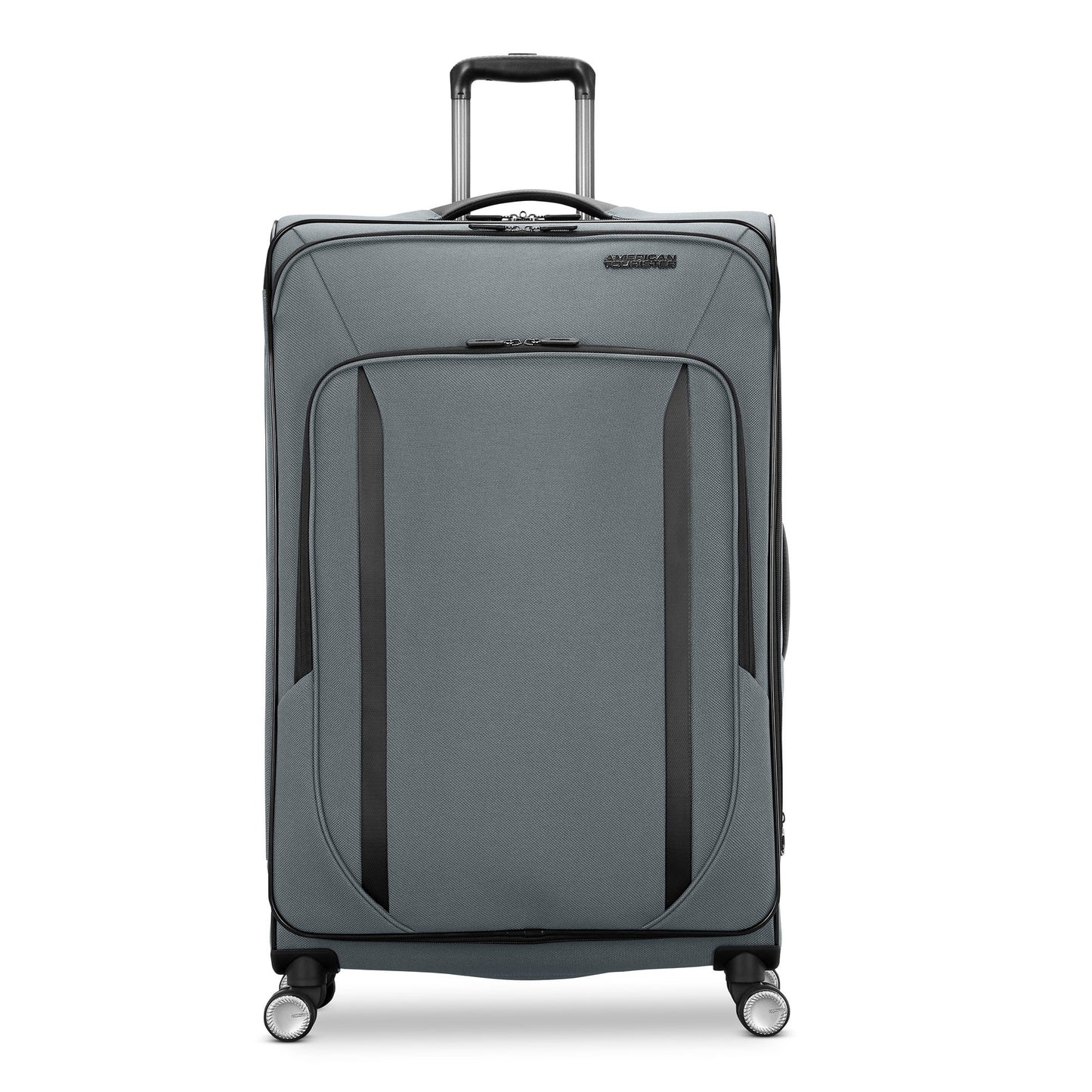Open Box American Tourister Dash XLT 2 piece Softside Spinner Luggage Set - (20/28) Graphite