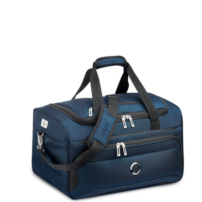 DELSEY PARIS Sky Max 2.0, 2 Piece Softside Luggage Set includes 24" Checked Luggage and a Carry-On Duffel Bag, Blue