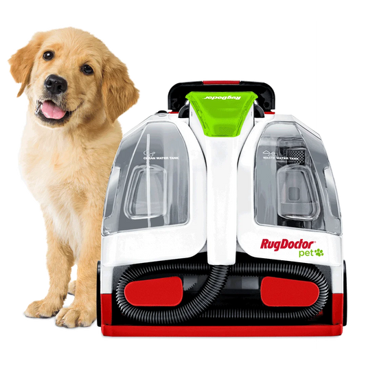 Rug Doctor Pet Portable Spot Cleaner, 2X Suction Power*, Lightweight Pet Carpet Cleaner Machine, Pro-Grade Power Removes Stains & Odors from Rugs, Carpets And Upholstery