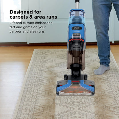 Shark CarpetXpert Upright Carpet & Area Rug Cleaner, Perfect for Pets, Lightweight & Powerful, Dirt, Grime, & Odor Removal, Carpet Shampooer, Cleaning Solution, Blue, EX121BRN
