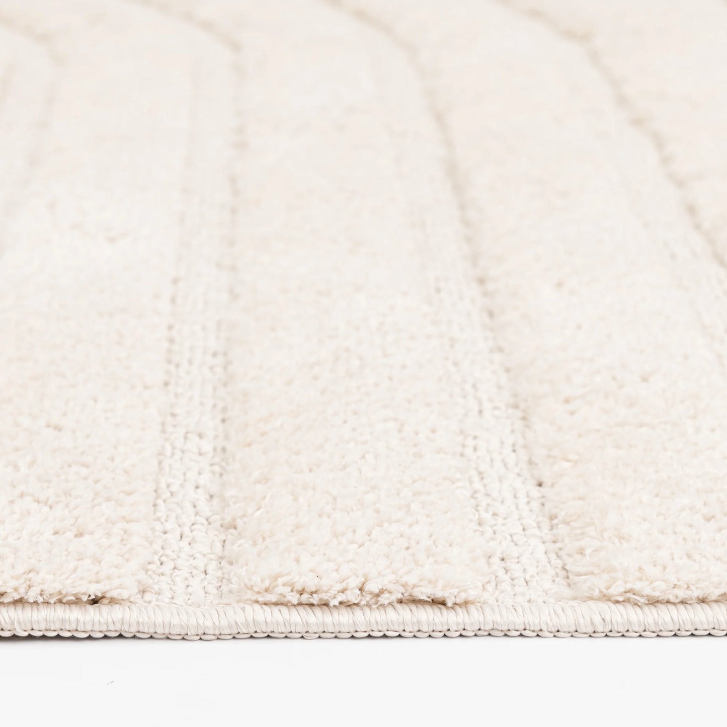 Better Homes & Gardens Arches Hi Low Indoor Area Rug, Ivory, 5'x6'7"