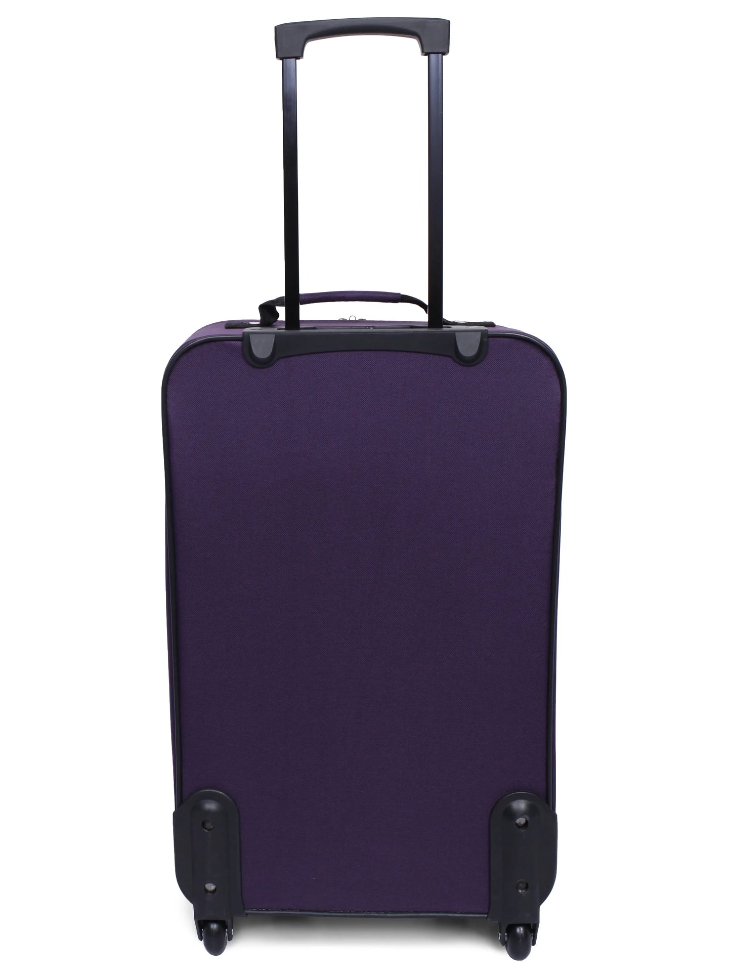 Protege 5 Piece Luggage Set, Includes Check, Carry-on Size, Tote, Toiletry Bag and Cinch Bag, Purple