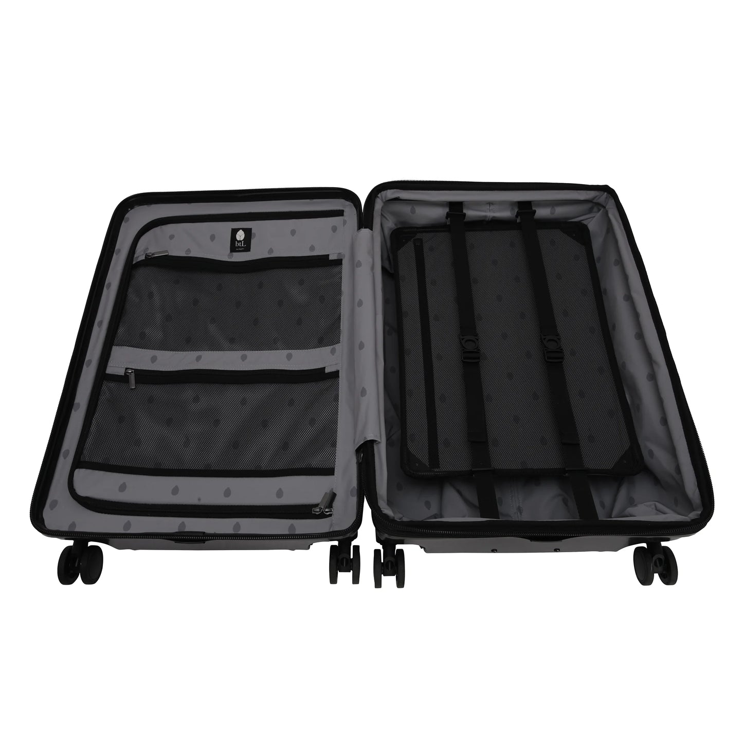btL 20-inch Expandable Hardside Carry-on Upright Luggage, Black
