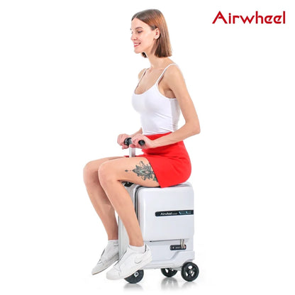 Airwheel 20 Inch SE3miniT Smart Robot Electrical Riding Luggage Ride on Scooters Carry On Luggage for Travel