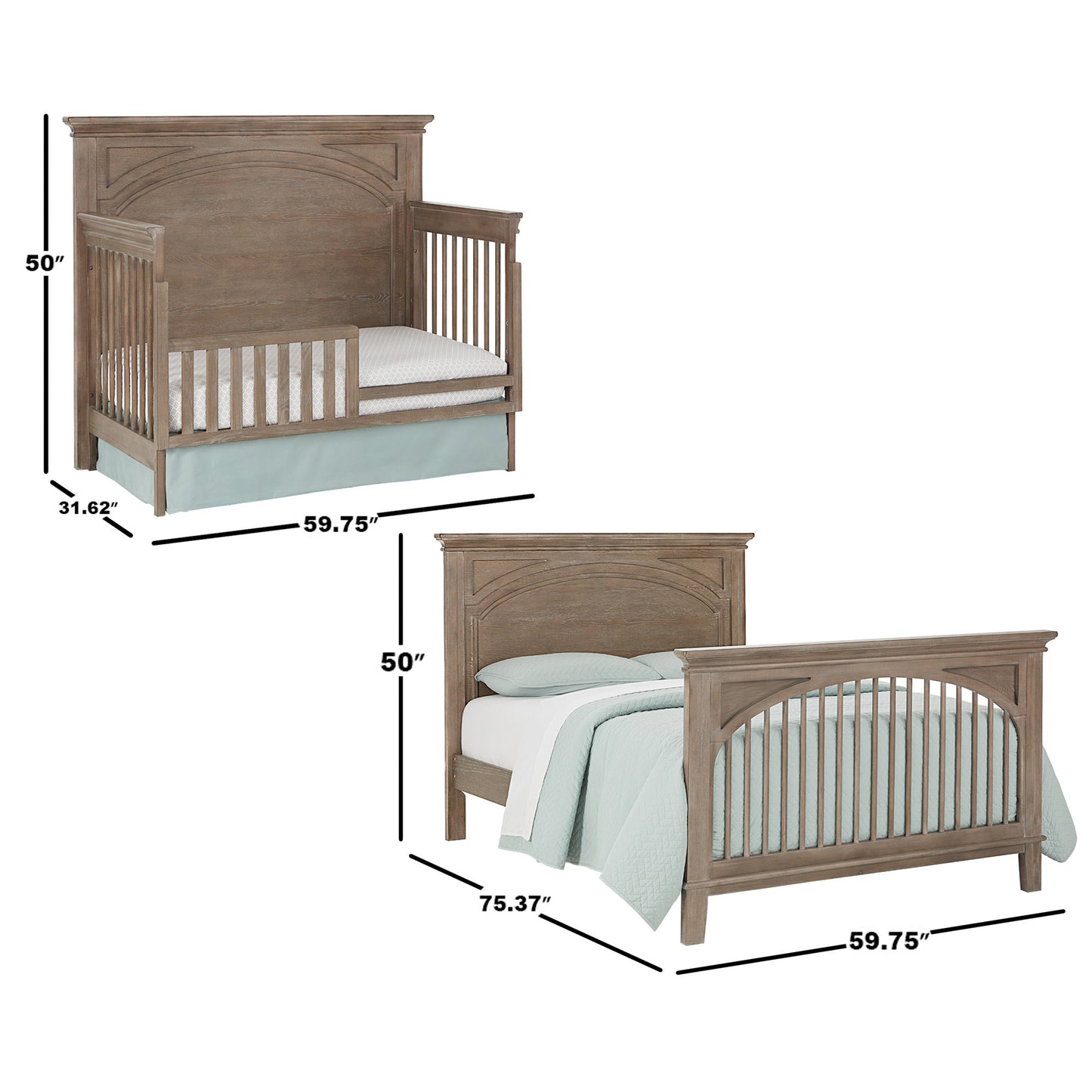 Imagio Baby Lisbon 3-piece Nursery Set, Sandwash