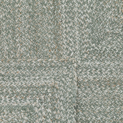 Obeetee Layla Braided Area Rug, Green, 3’ x 5’