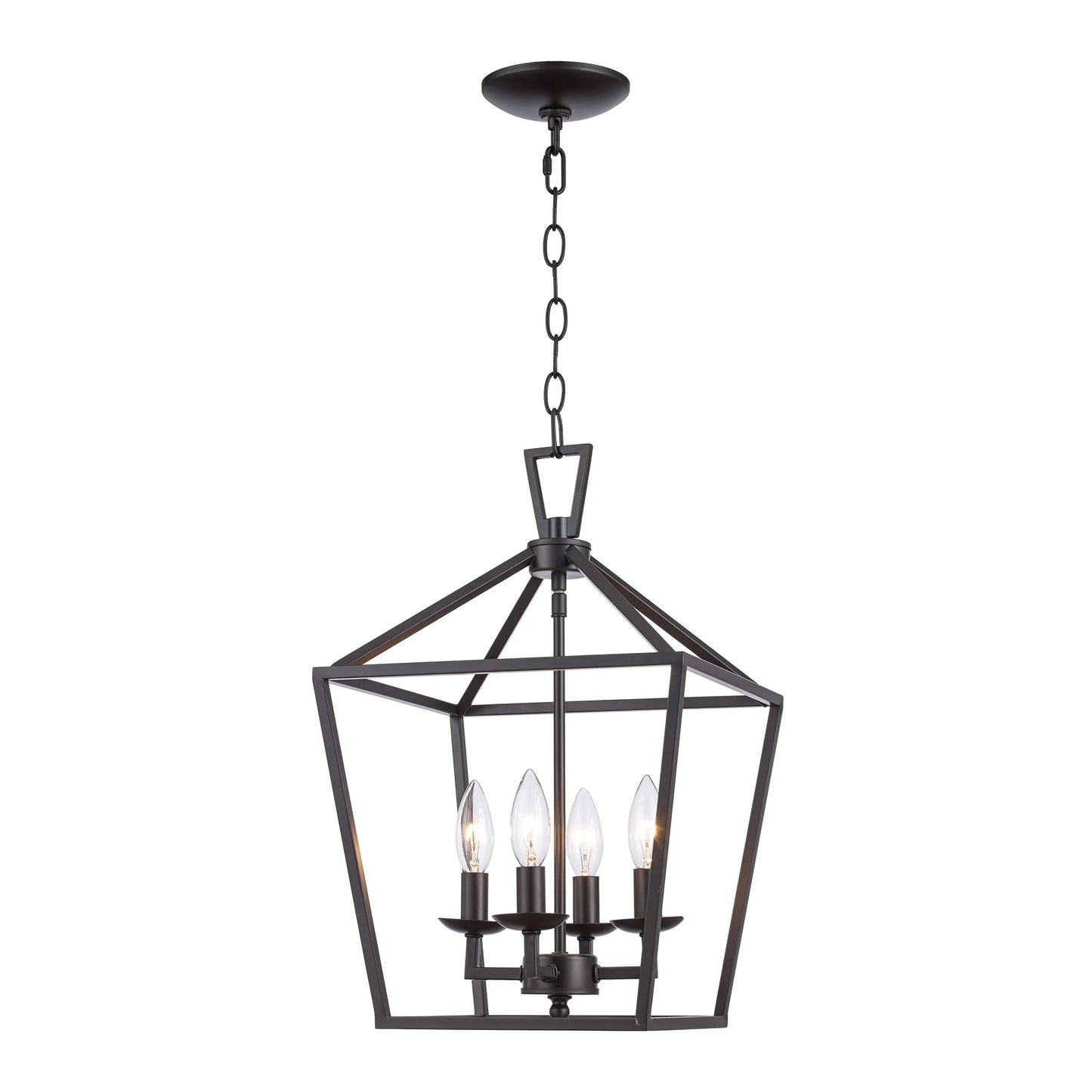 Trans Globe Lighting 10264 Lacey 4 Light 12" Wide Pendant - Chrome