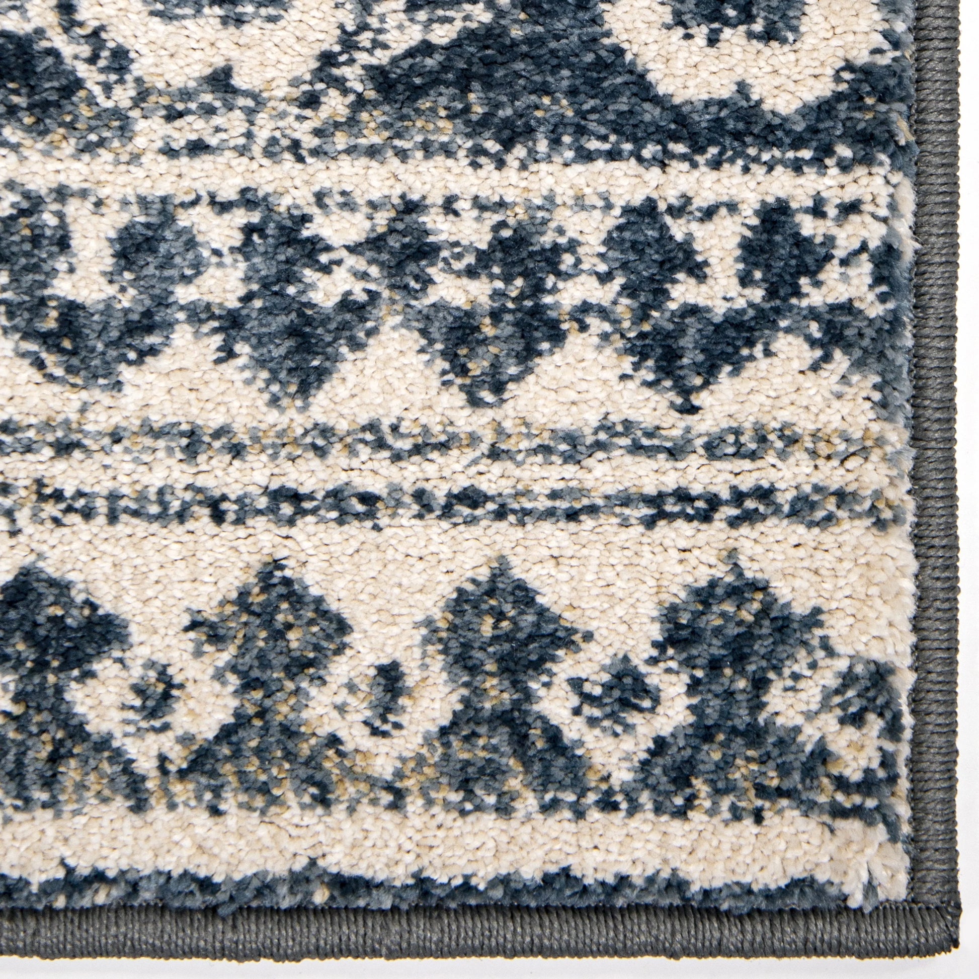 My Texas House Delilah 5'3" X 7'6" Blue Geometric Area Rug