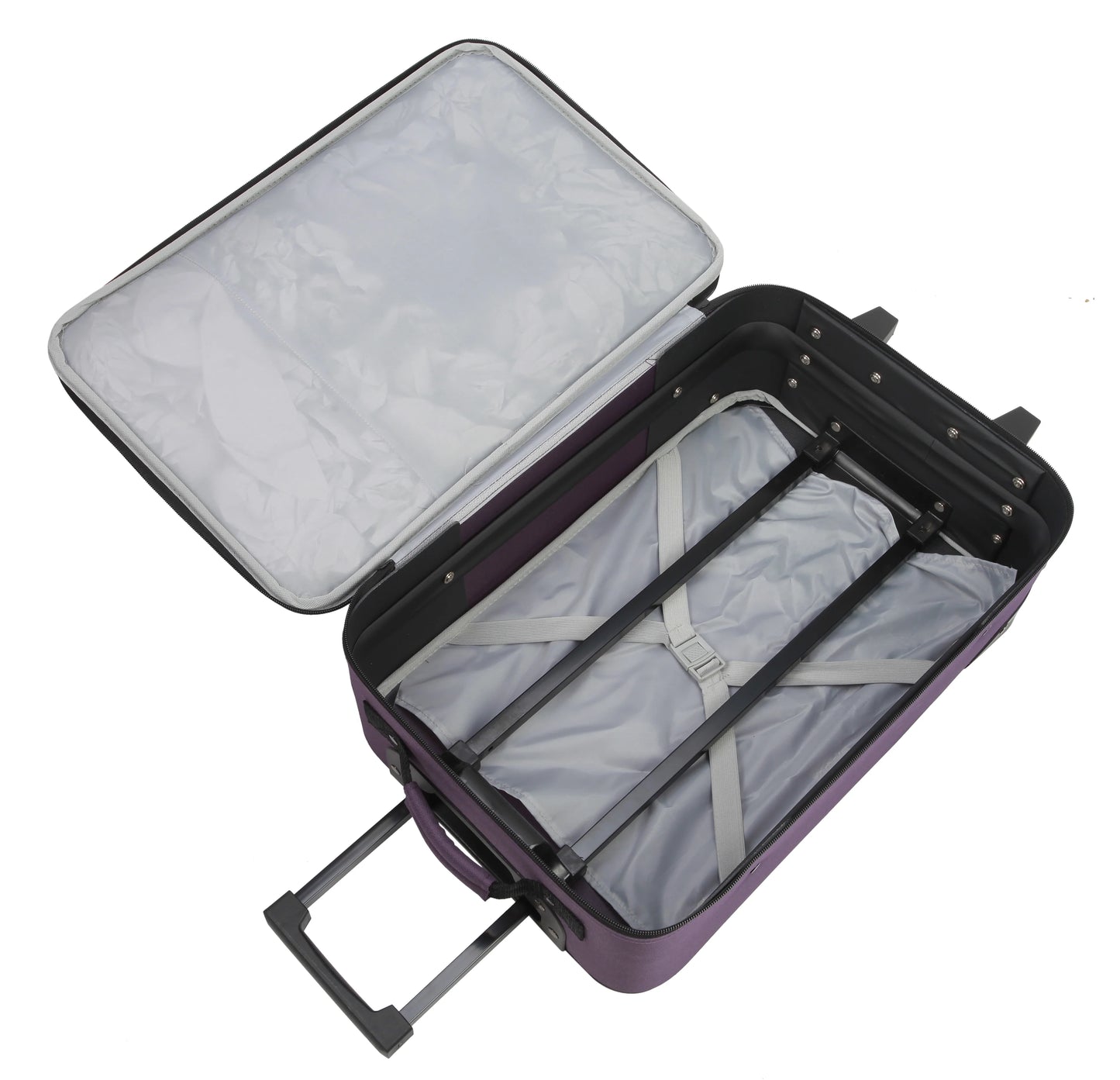 Protege 5-Piece Softside Luggage Set, Purple