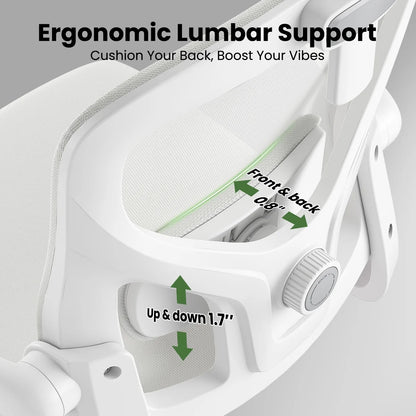 Ergonomic Office Chair,Home Office Desk Chair with Headrest,High Back Computer Chair with Armrests and Adjustable Lumbar Support for Home Office Study Room