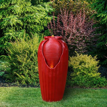 Teamson Home 32.01" LED Vase Water Fountain