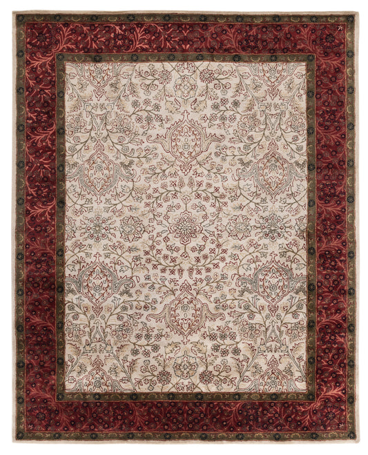 SAFAVIEH Persian Legend Joan Oriental Area Rug, Ivory/Rust, 7'6" x 9'6"