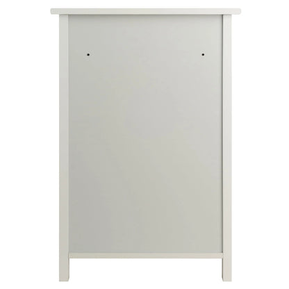 Winsome Wood Delta Home Office File Cabinet, White Finish