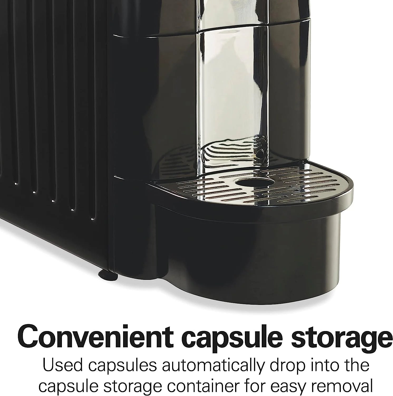 Hamilton Beach Espresso Maker, Compatible with Nespresso* original capsules, Black with Chrome Accents, 40726