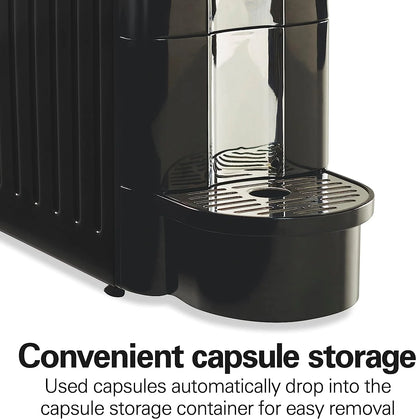Hamilton Beach Espresso Maker, Compatible with Nespresso* original capsules, Black with Chrome Accents, 40726