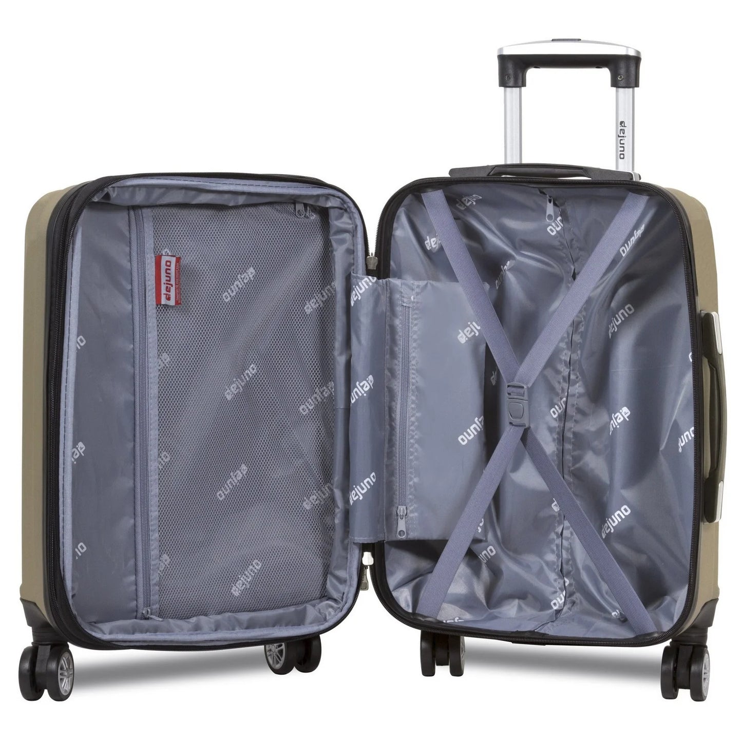 Dejuno Camden New Generation Hardside 3-piece Expandable Spinner Luggage Set - Champagne