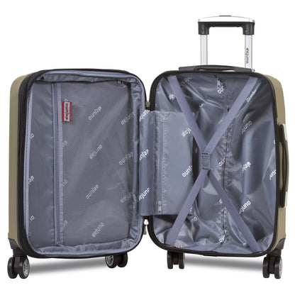 Dejuno Camden New Generation Hardside 3-piece Expandable Spinner Luggage Set - Champagne