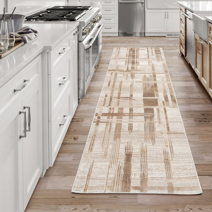 Eden Area Rug, Clea Beige, 7’10” x 10’